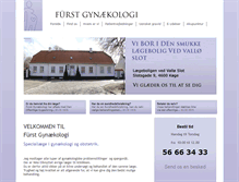 Tablet Screenshot of fyrstgyn.dk